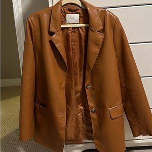 Wilfred vegan leather blazer
